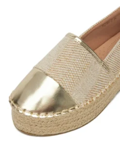 DeeZee Espadryle JSZ701-2 Złoty