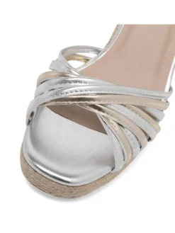 DeeZee Espadryle WYL2610-01 Srebrny