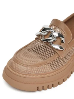 DeeZee Loafersy 60062D-2 Brązowy