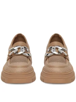 DeeZee Loafersy 60062D-2 Brązowy