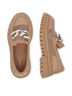 DeeZee Loafersy 60062D-2 Brązowy