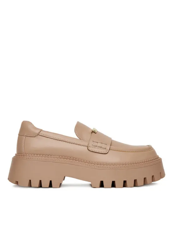 DeeZee Loafersy HY19001-2 Beżowy