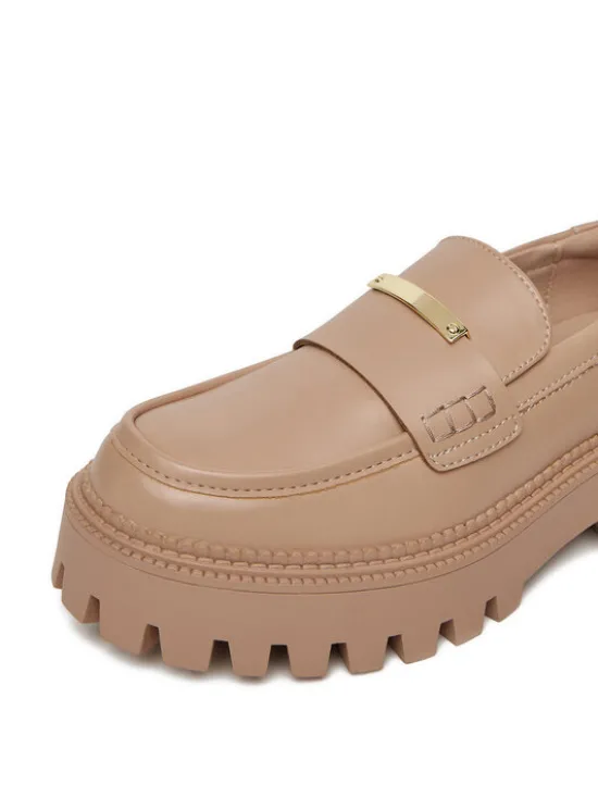 DeeZee Loafersy HY19001-2 Beżowy