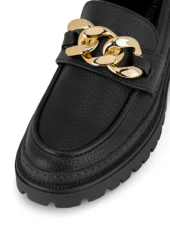 DeeZee Loafersy 23038T259 Czarny