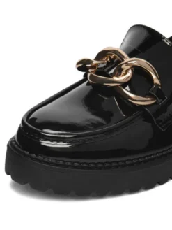 DeeZee Loafersy WS5621-18 Czarny