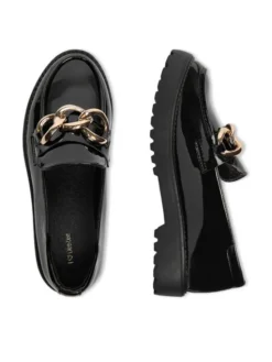 DeeZee Loafersy WS5621-18 Czarny