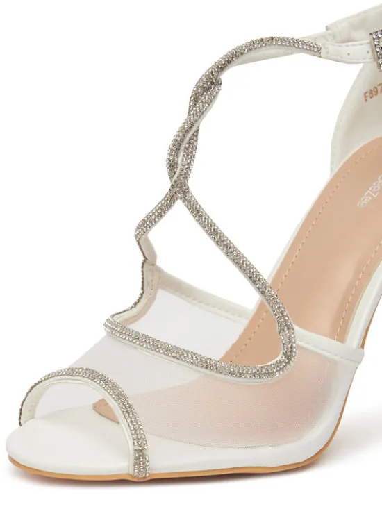 DeeZee Sandały F89725-105 Biały