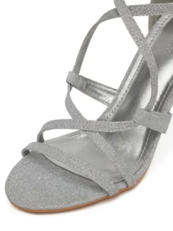 DeeZee Sandały F89725-88 Srebrny