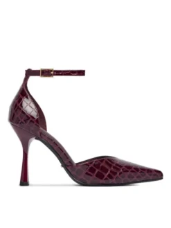 DeeZee Szpilki CEO-LS6049-10 Bordowy