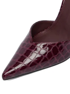 DeeZee Szpilki CEO-LS6049-10 Bordowy