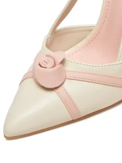DeeZee Szpilki HT92831-166 Écru