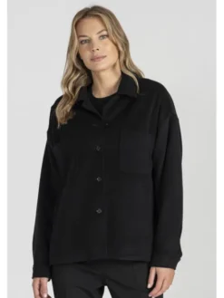 Deni Cler Milano Kurtka przejściowa W-DC-9050-E5-B3-90-1 Czarny Oversize
