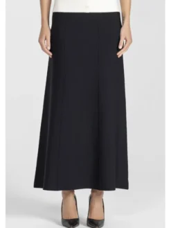 Deni Cler Milano Spódnica maxi T-DC-751D-E5-20-90-1 Czarny