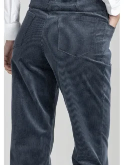 Deni Cler Milano Spodnie materiałowe W-DC-5269-E5-D7-58-1 Granatowy Regular Fit