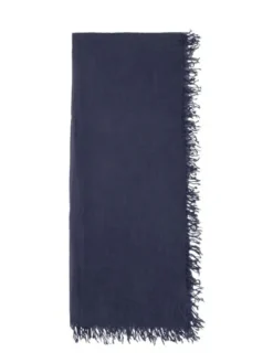 Deni Cler Milano Szal T-DC-C106-F2-85-58-1 Granatowy