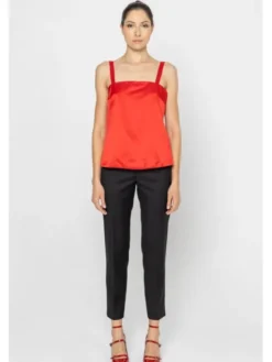 Deni Cler Milano Top W-DC-0054-D5-L1-30-1 Czerwony