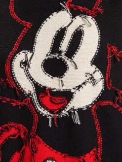 Desigual Bluza Hello Mickey 25WWSK14 Czarny Regular Fit