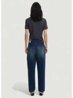 Desigual Jeansy DENIM_PARKER Niebieski Baggy Fit