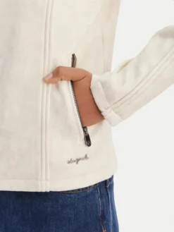 Desigual Kurtka przejściowa 26SWEW10 Kremowy Regular Fit