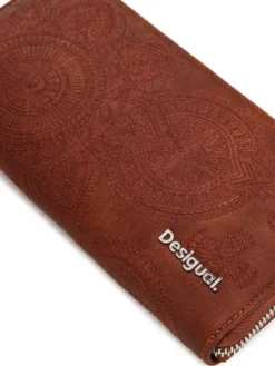 Desigual Portfel 25SAYP03 Brązowy