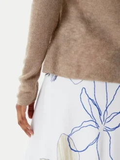 Desigual Sukienka codzienna Kala 25WWVK25 Biały Slim Fit