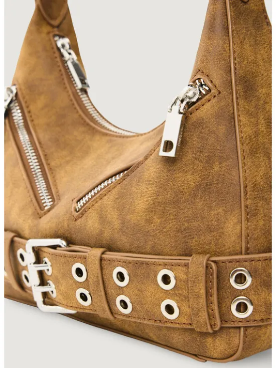Desigual Torebka BAG_VALENTINE CAMEL HEAVE Brązowy
