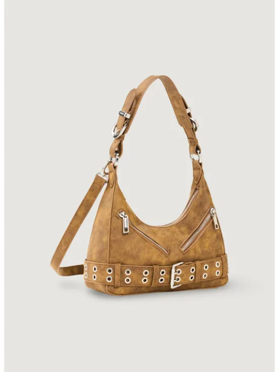 Desigual Torebka BAG_VALENTINE CAMEL HEAVE Brązowy