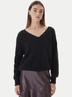 Dixie Sweter M277Y065A 1900 Czarny Regular Fit