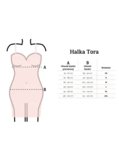 DKaren Lingerie Halka Tora Biały Classic Fit