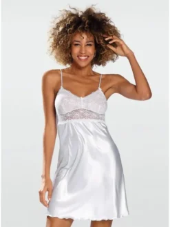 DKaren Lingerie Halka Tora Biały Classic Fit