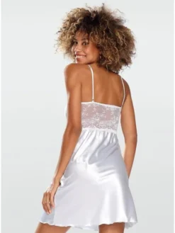 DKaren Lingerie Halka Tora Biały Classic Fit
