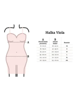 DKaren Lingerie Halka Viola Écru Classic Fit