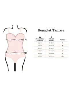 DKaren Lingerie Komplet bielizny Tamara Beżowy Classic Fit