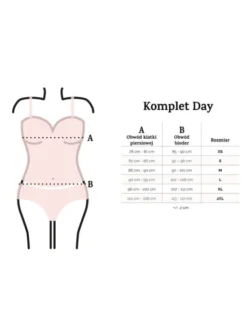 DKaren Lingerie Komplet bielizny Day Biały Classic Fit