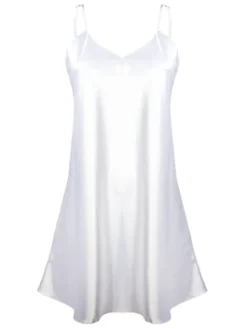 DKaren Lingerie Koszula nocna Karen Biały Classic Fit