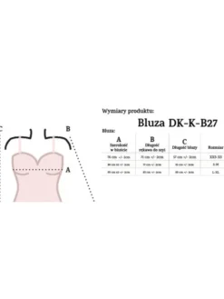 DKaren Sport Bluza B27 Błękitny Classic Fit