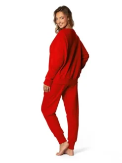 DKaren Sport Dres DK-K-B7 Czerwony Classic Fit