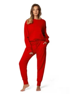 DKaren Sport Dres DK-K-B7 Czerwony Classic Fit