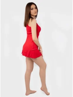 DKaren Sport Dres DK-K-B5 Czerwony Classic Fit
