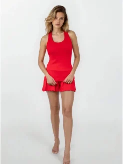 DKaren Sport Dres DK-K-B5 Czerwony Classic Fit
