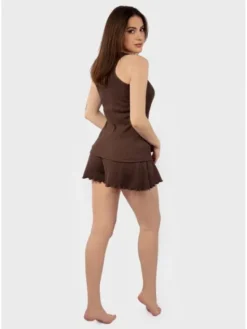 DKaren Sport Dres DK-K-P1 Brązowy Classic Fit