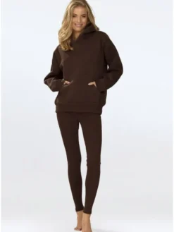 DKaren Sport Dres Oseye Brązowy Classic Fit