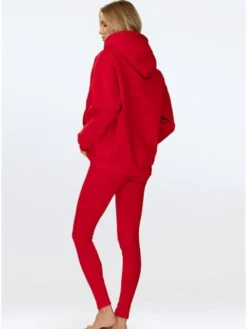 DKaren Sport Dres Oseye Czerwony Classic Fit
