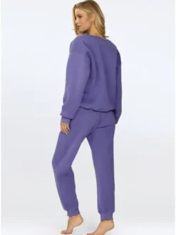 DKaren Sport Dres Rehema Fioletowy Classic Fit