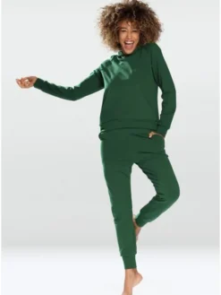 DKaren Sport Dres Seattle Zielony Slim Fit