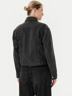 DKNY Kurtka jeansowa P5GCYC72 Szary Regular Fit