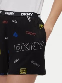 DKNY Piżama YI70051 Czarny Regular Fit