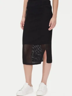 DKNY Spódnica ołówkowa P5BRAV85 Czarny Slim Fit