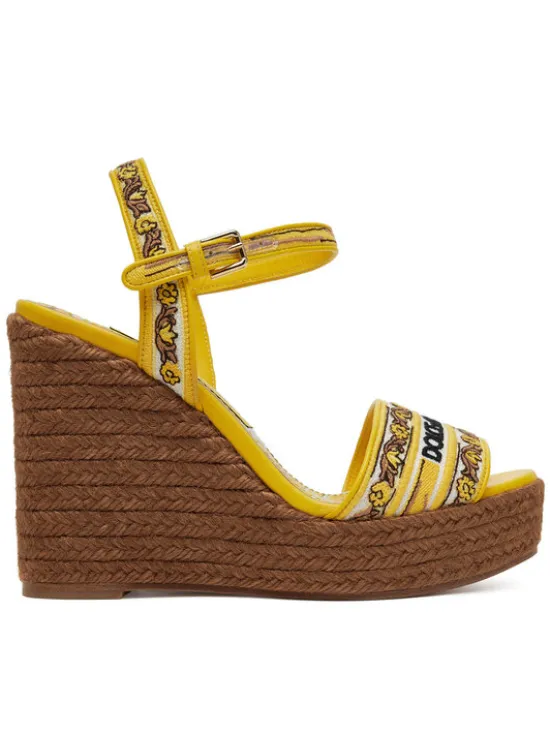 Dolce&Gabbana Espadryle CZ0318 AV804 Żółty
