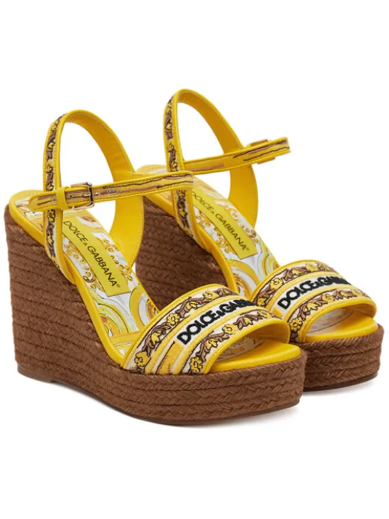 Dolce&Gabbana Espadryle CZ0318 AV804 Żółty
